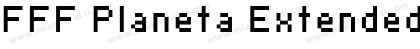 FFF Planeta Extended字体转换